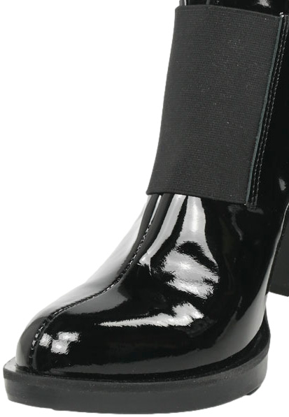 Botki Eleganckie Grace 10216-1.007 Czarna Skóra Naturalna TN