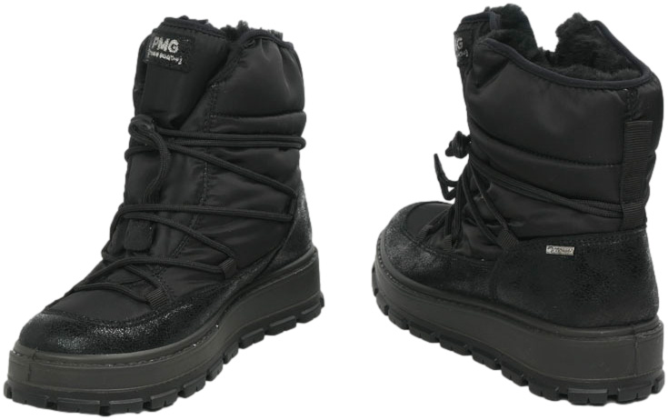 Śniegowce Modne Primigi 6869533 S.Nuv Met Techno Nero GORE-TEX R.36-38