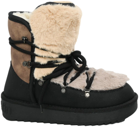 Śniegowce Ocieplane D.Franklin DFSH370012 Black Czarne