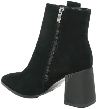 Botki Eleganckie Venezia G048SUBL0BB006 Czarne Skóra Naturalna