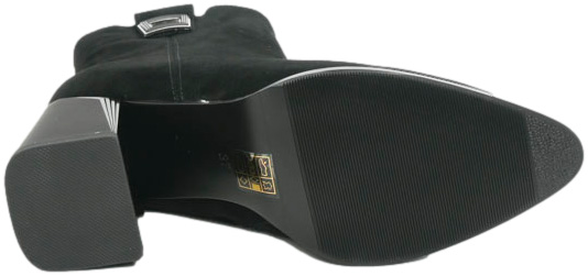 Botki Eleganckie Venezia G048SUBL0BB006 Czarne Skóra Naturalna