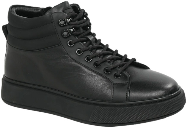 Sneakersy Modne Venezia D13B1R18-1 Black Skóra Naturalna