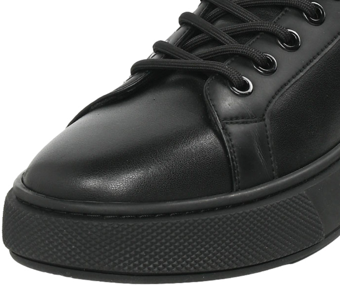 Sneakersy Modne Venezia D13B1R18-1 Black Skóra Naturalna