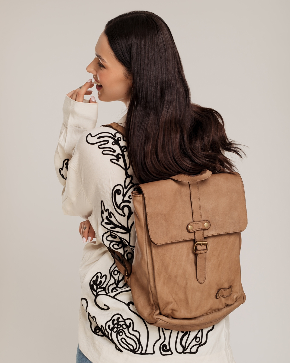 Plecak Toscanio C143 Lico Skóra Naturalna 