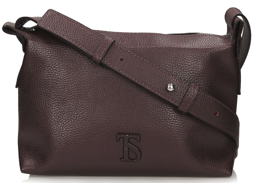 Torebka Toscanio F222 Bordo D54 Skóra Naturalna