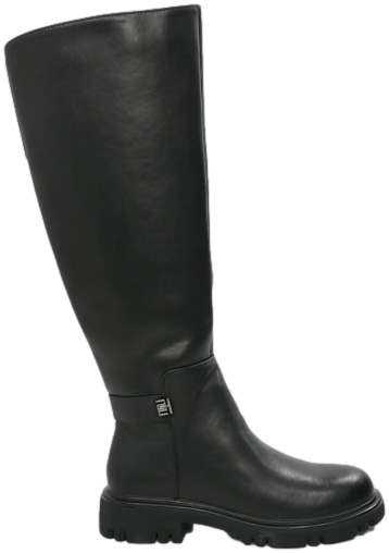 Kozaki Wygodne Sokolski HW Z24-552 BLK Skóra Naturalna Czarne