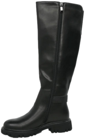 Kozaki Wygodne Sokolski HW Z24-552 BLK Skóra Naturalna Czarne