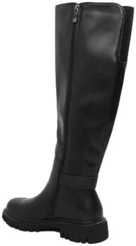 Kozaki Wygodne Sokolski HW Z24-552 BLK Skóra Naturalna Czarne