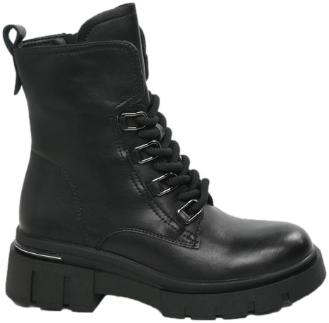 Trzewiki Stylowe Sokolski HW Z24-525 BLK Skóra Naturalna