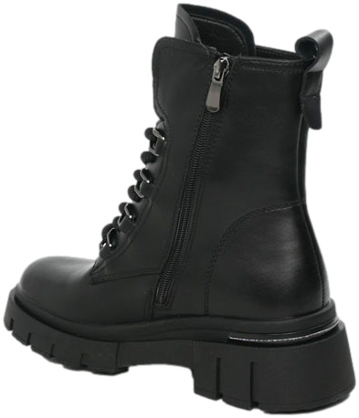 Trzewiki Stylowe Sokolski HW Z24-525 BLK Skóra Naturalna