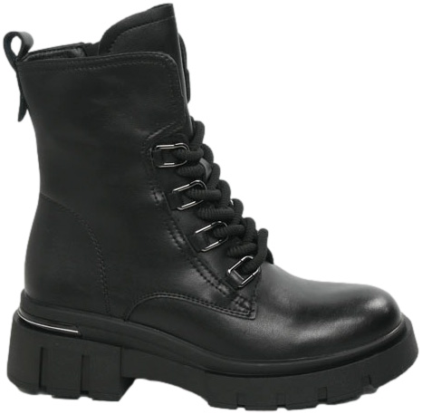 Trzewiki Stylowe Sokolski HW Z24-525 BLK Skóra Naturalna