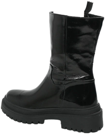 Trzewiki Modne Boccato 267-6014 Black Patent Skóra Naturalna_TN