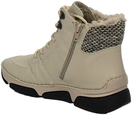 Trzewiki Ocieplane Rieker 45955-60 Beige Beżowe