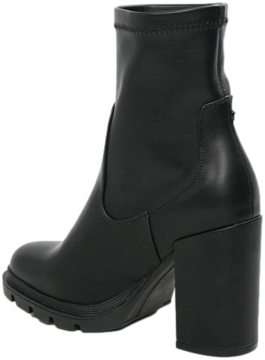 Botki Eleganckie GiosEppo 67452 Black Czarne Skóra Naturalna _TN