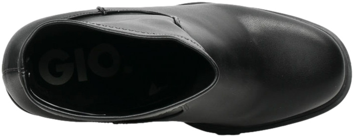 Botki Eleganckie GiosEppo 67452 Black Czarne Skóra Naturalna _TN