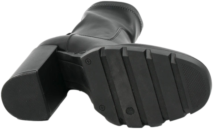 Botki Eleganckie GiosEppo 67452 Black Czarne Skóra Naturalna _TN