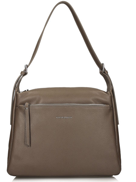 Torebka Toscanio F218 C.Beż D40 Skóra Naturalna 