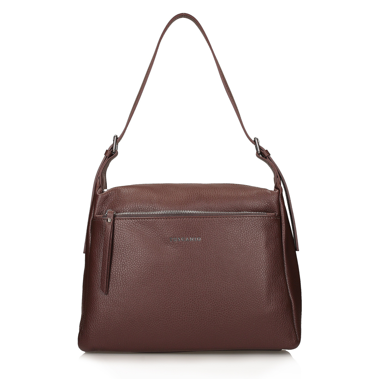Torebka Toscanio F218 Brąz D21 Skóra Naturalna 