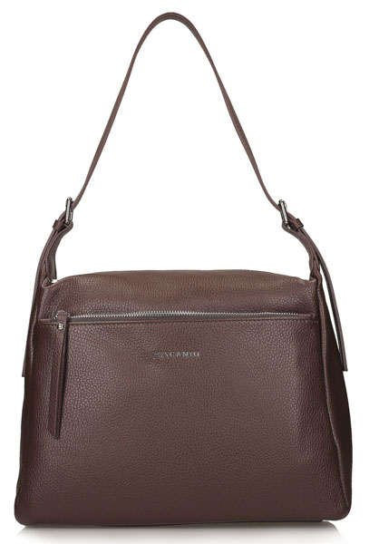 Torebka Toscanio F218 Brąz D21 Skóra Naturalna 