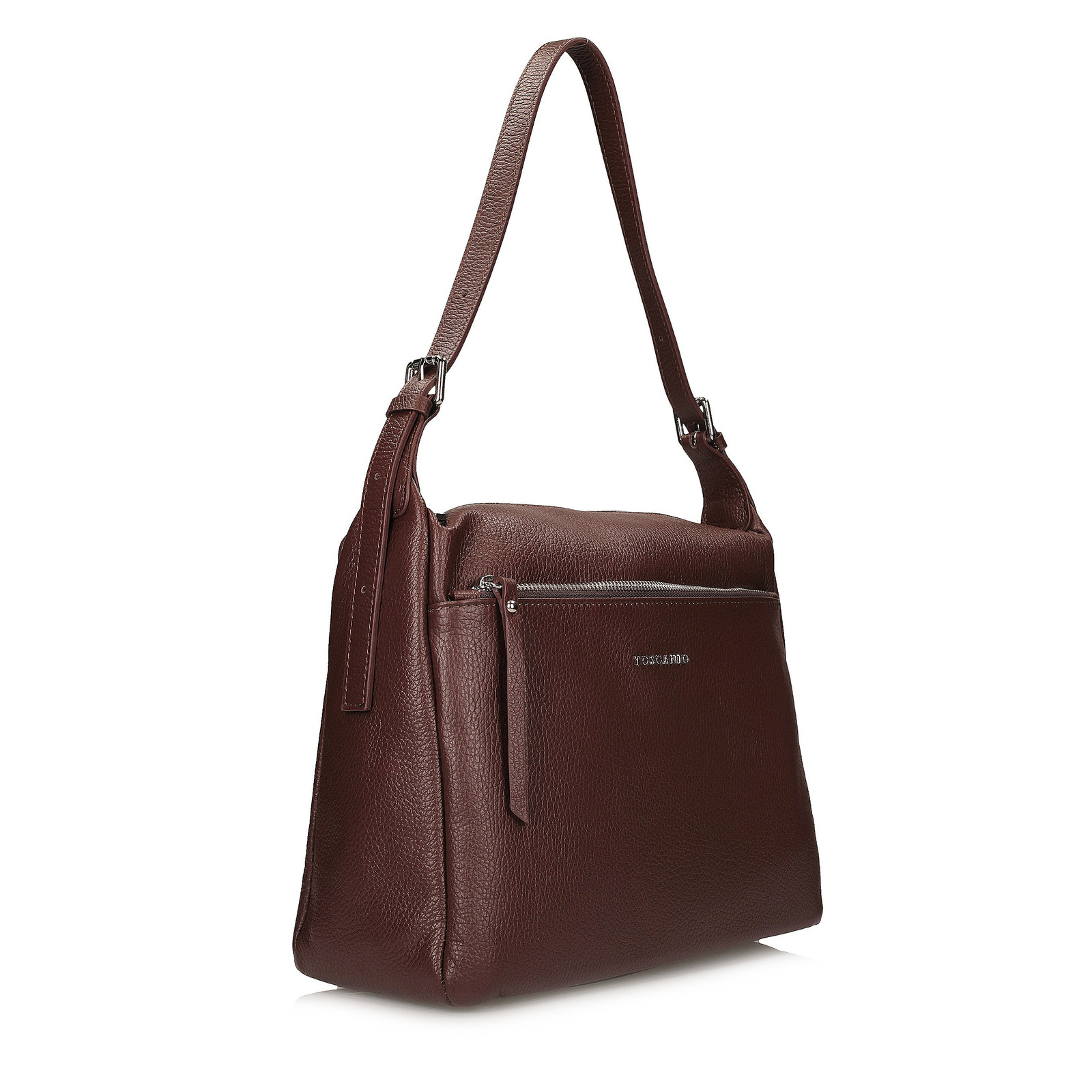 Torebka Toscanio F218 Brąz D21 Skóra Naturalna 