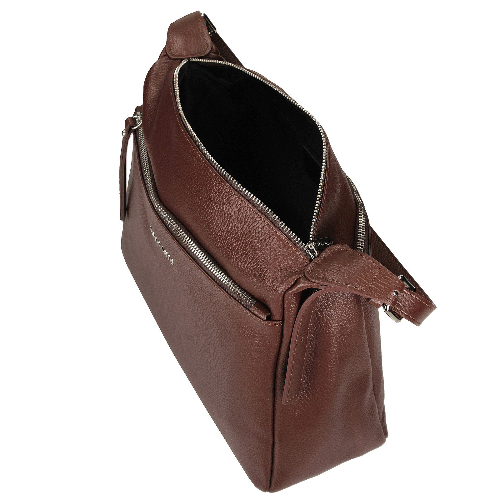 Torebka Toscanio F218 Brąz D21 Skóra Naturalna 