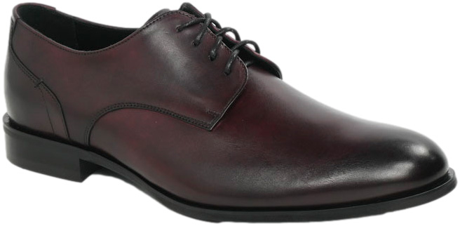 Półbuty Eleganckie Pilpol PW137 K189 Bordo Skóra Naturalna_TN