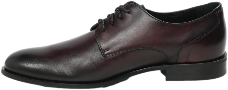 Półbuty Eleganckie Pilpol PW137 K189 Bordo Skóra Naturalna_TN