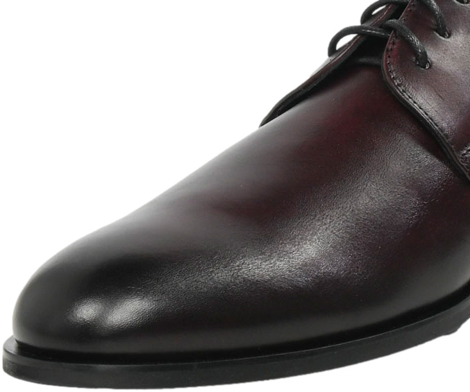 Półbuty Eleganckie Pilpol PW137 K189 Bordo Skóra Naturalna_TN