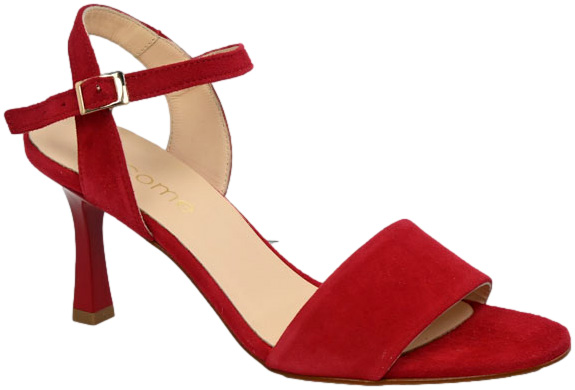 Sandały Stylowe Uncome 34311 Cam Rosso Skóra Naturalna_TN