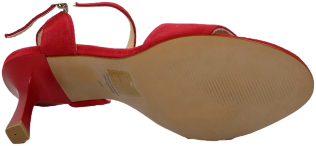 Sandały Stylowe Uncome 34311 Cam Rosso Skóra Naturalna_TN