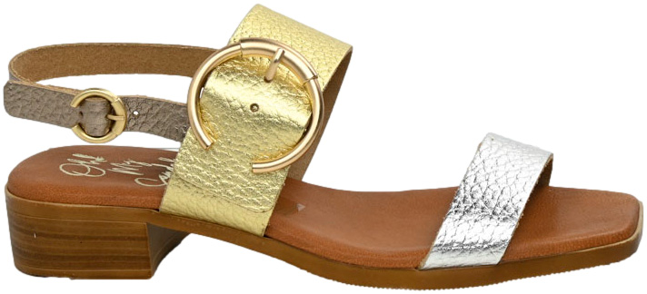 Sandały Stylowe Oh My Sandals 5170 DoyaCava Combi Skóra Naturalna_TN
