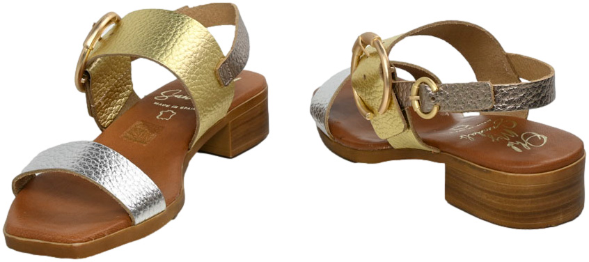 Sandały Stylowe Oh My Sandals 5170 DoyaCava Combi Skóra Naturalna_TN