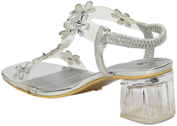 Sandały Modne Sca'viola lola lola H-20 Silver Srebrne_TN