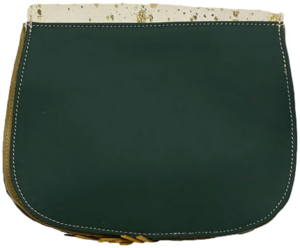 Torebka Wykonana Ręcznie Olivka 200010-1 Agnieszka Multikolor Skóra Naturalna