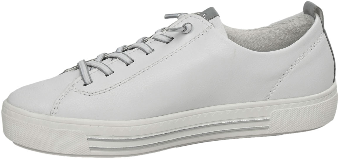 Sneakersy Stylowe Remonte D0913-80 White Białe Skóra Naturalna