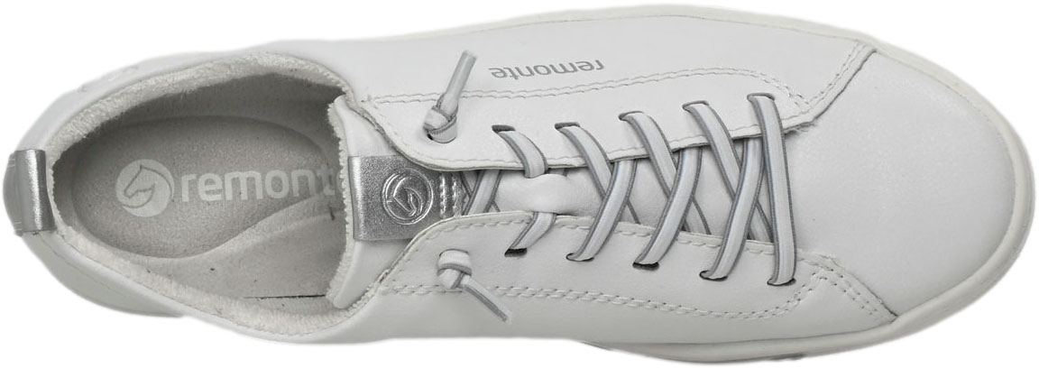 Sneakersy Stylowe Remonte D0913-80 White Białe Skóra Naturalna