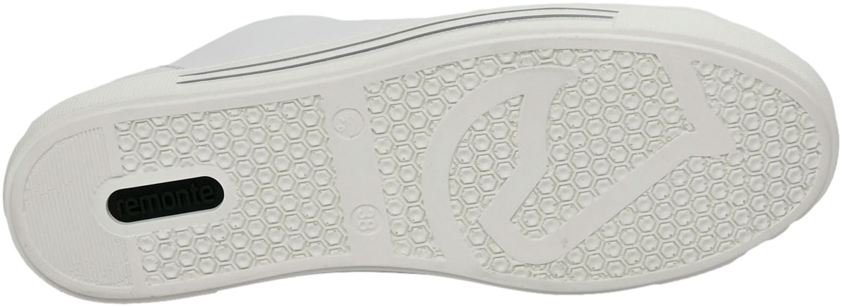 Sneakersy Stylowe Remonte D0913-80 White Białe Skóra Naturalna