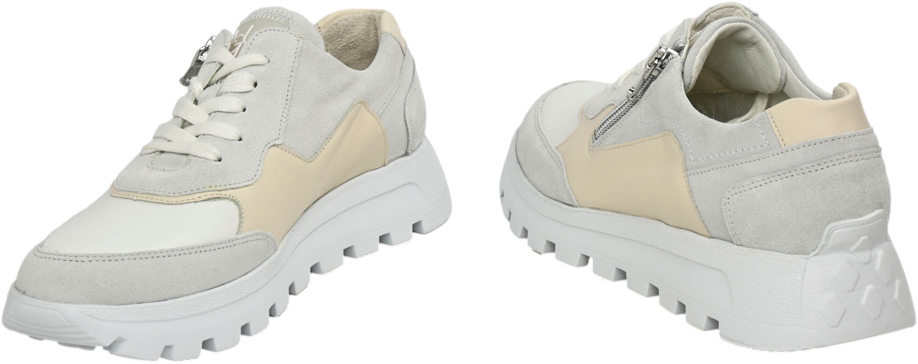 Sneakersy Wygodne Waldlaufer 993003 500 297 H-Ajala Snow Sabia Skóra Naturalna