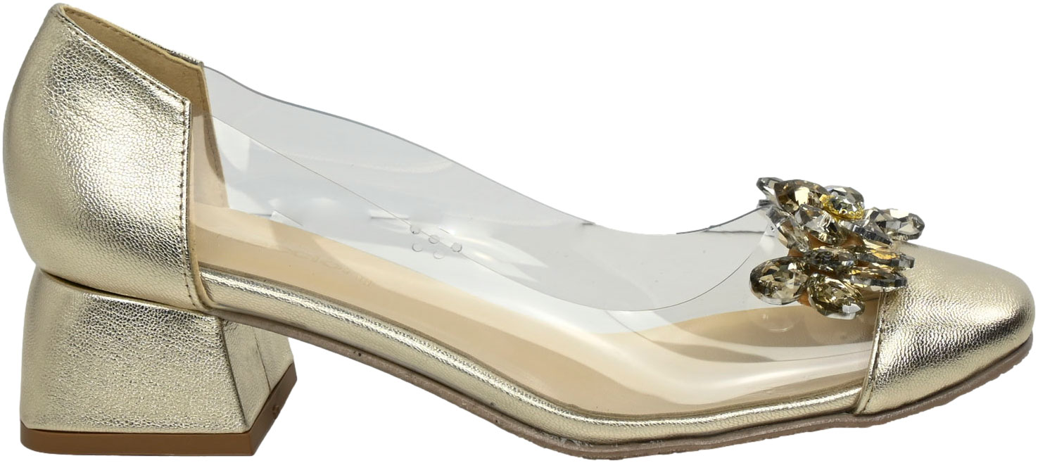 Czółenka Eleganckie Maccioni 525-08 Złote