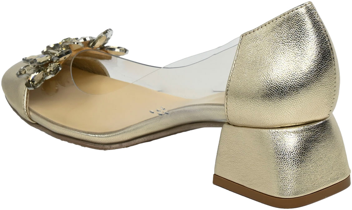 Czółenka Eleganckie Maccioni 525-08 Złote