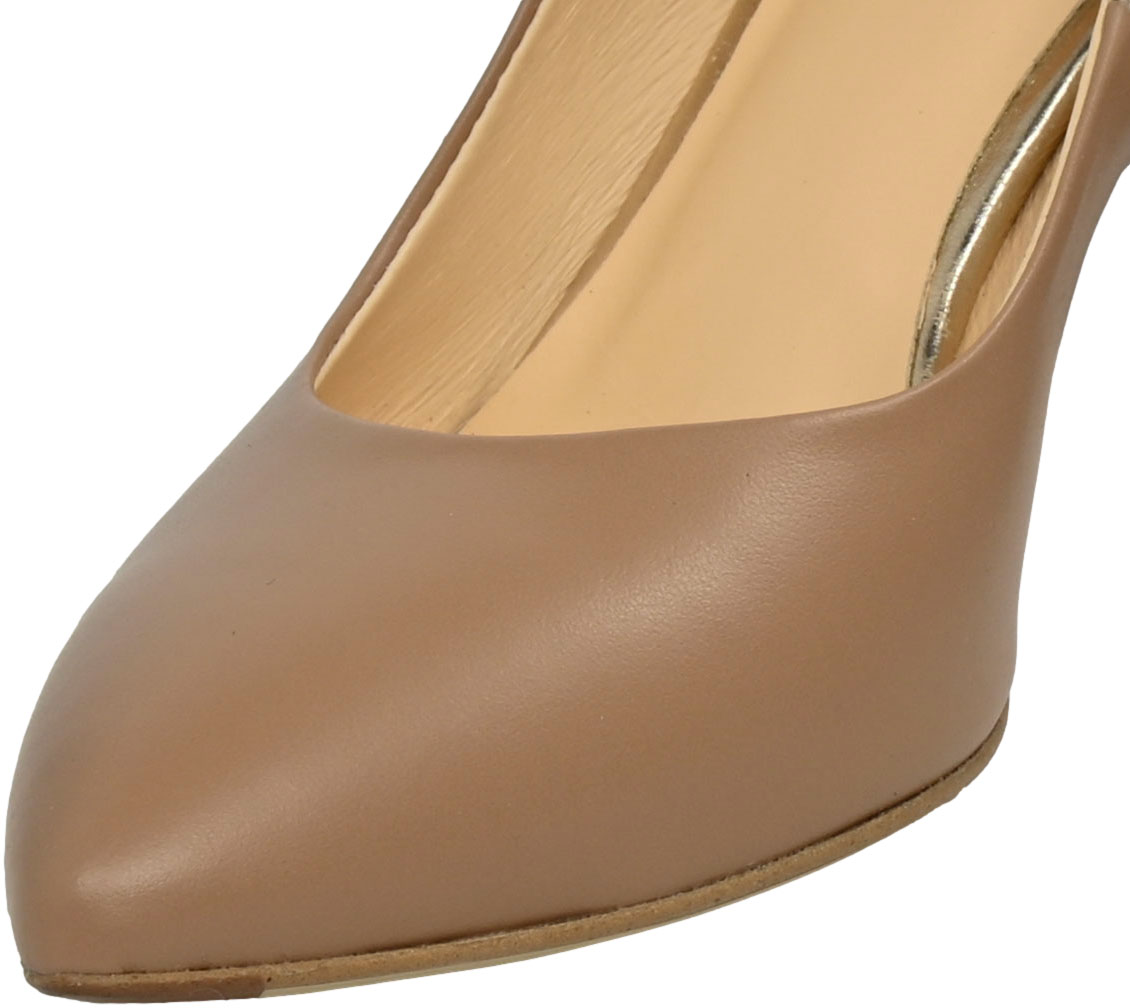 Czółenka Stylowe Tomex 1691/J30 Camel Skóra Naturalna
