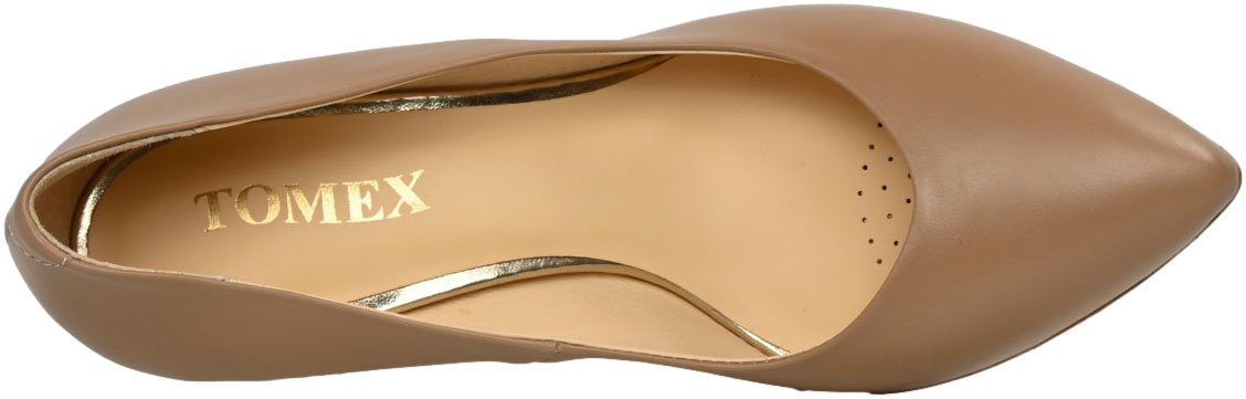 Czółenka Stylowe Tomex 1691/J30 Camel Skóra Naturalna