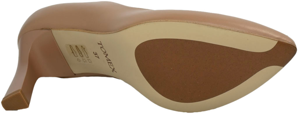 Czółenka Stylowe Tomex 1691/J30 Camel Skóra Naturalna