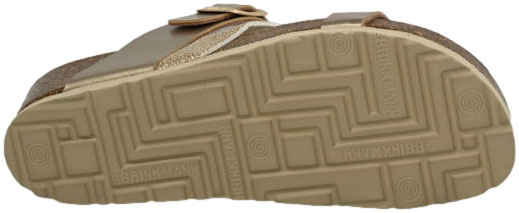 Klapki Stylowe Brinkmann 700753-82 Xalo Gold Złote Anatomiczna Wkładka