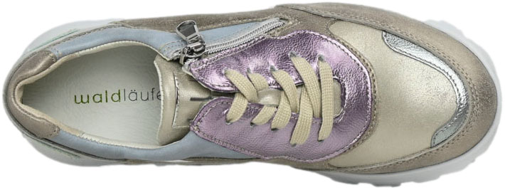 Sneakersy Wygodne Waldlaufer 993004 906 349 H-Ajala Poison Bronx Skóra Naturalna