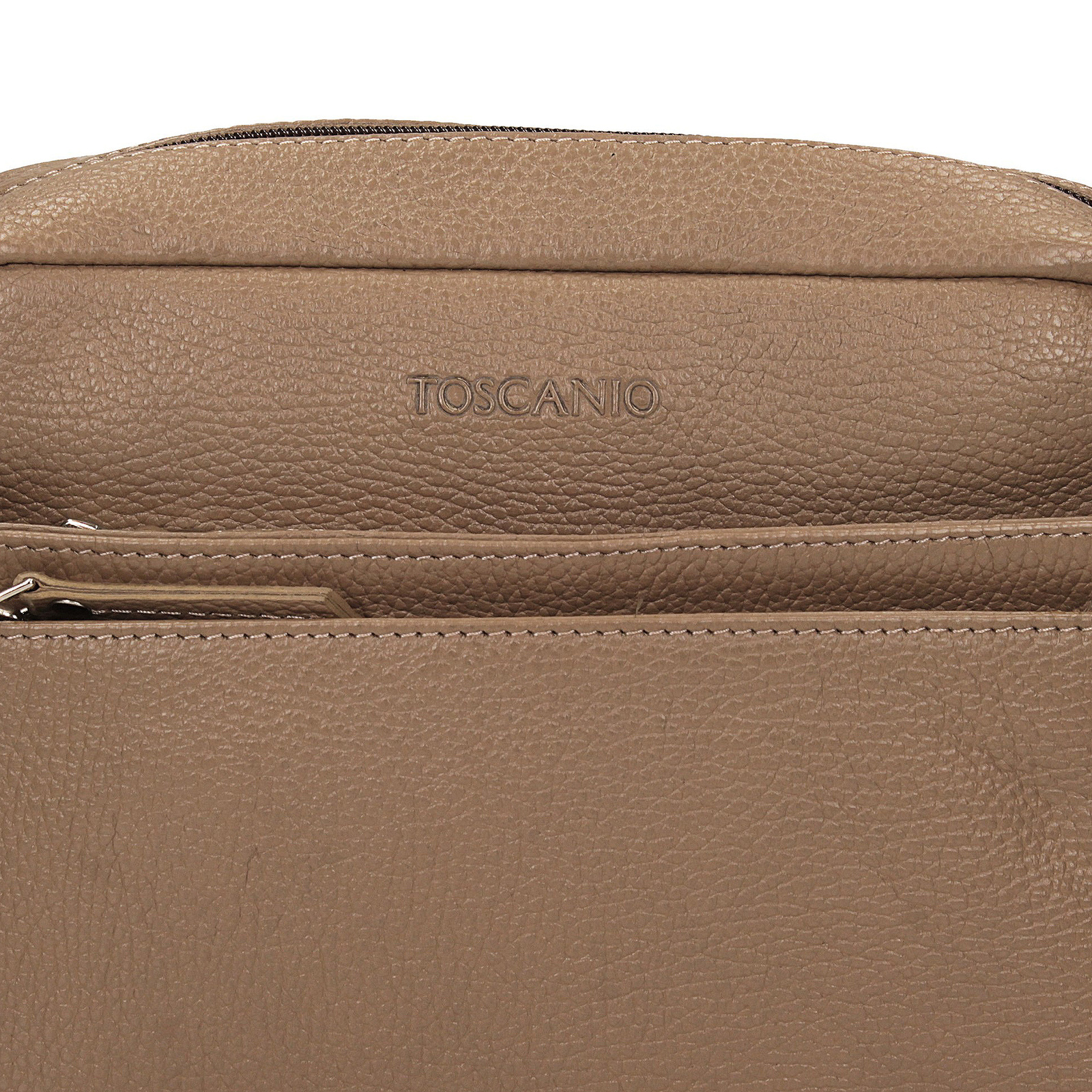 Torebka Toscanio T1148 Beż Skóra Naturalna
