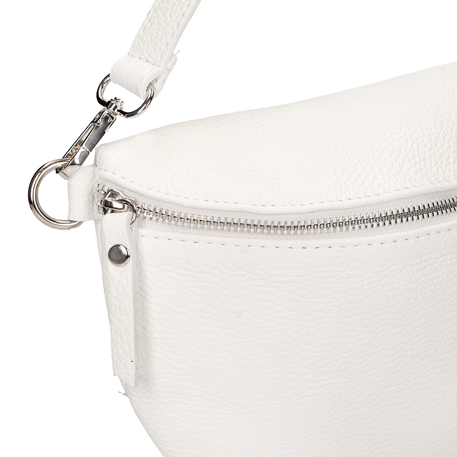 Torebka Toscanio F181 Biała D01 Skóra Naturalna