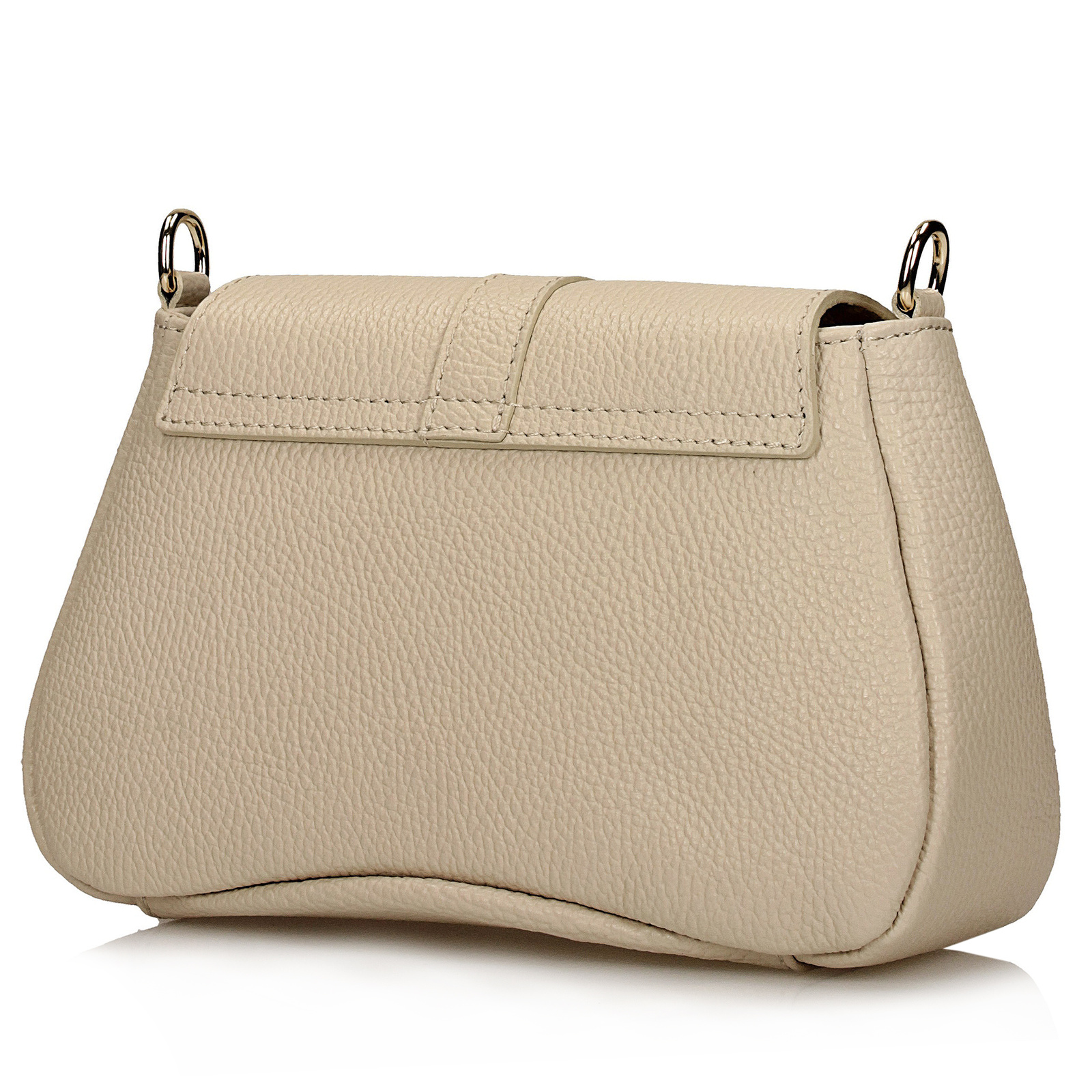 Torebka Toscanio F206 Krem D37 Skóra Naturalna