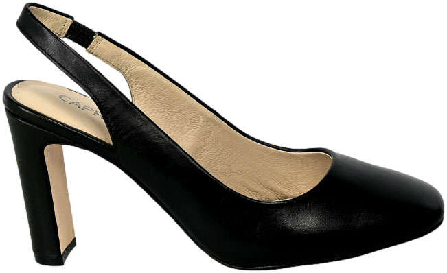 Sandały Eleganckie Caprice 9-29601-20 022 Black Nappa Skóra Naturalna_TN