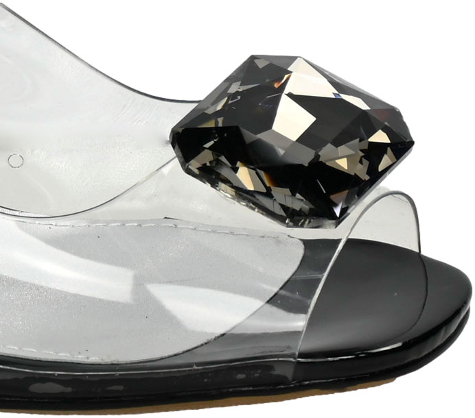 Sandały Eleganckie Scaviola S-360 Black Czarne